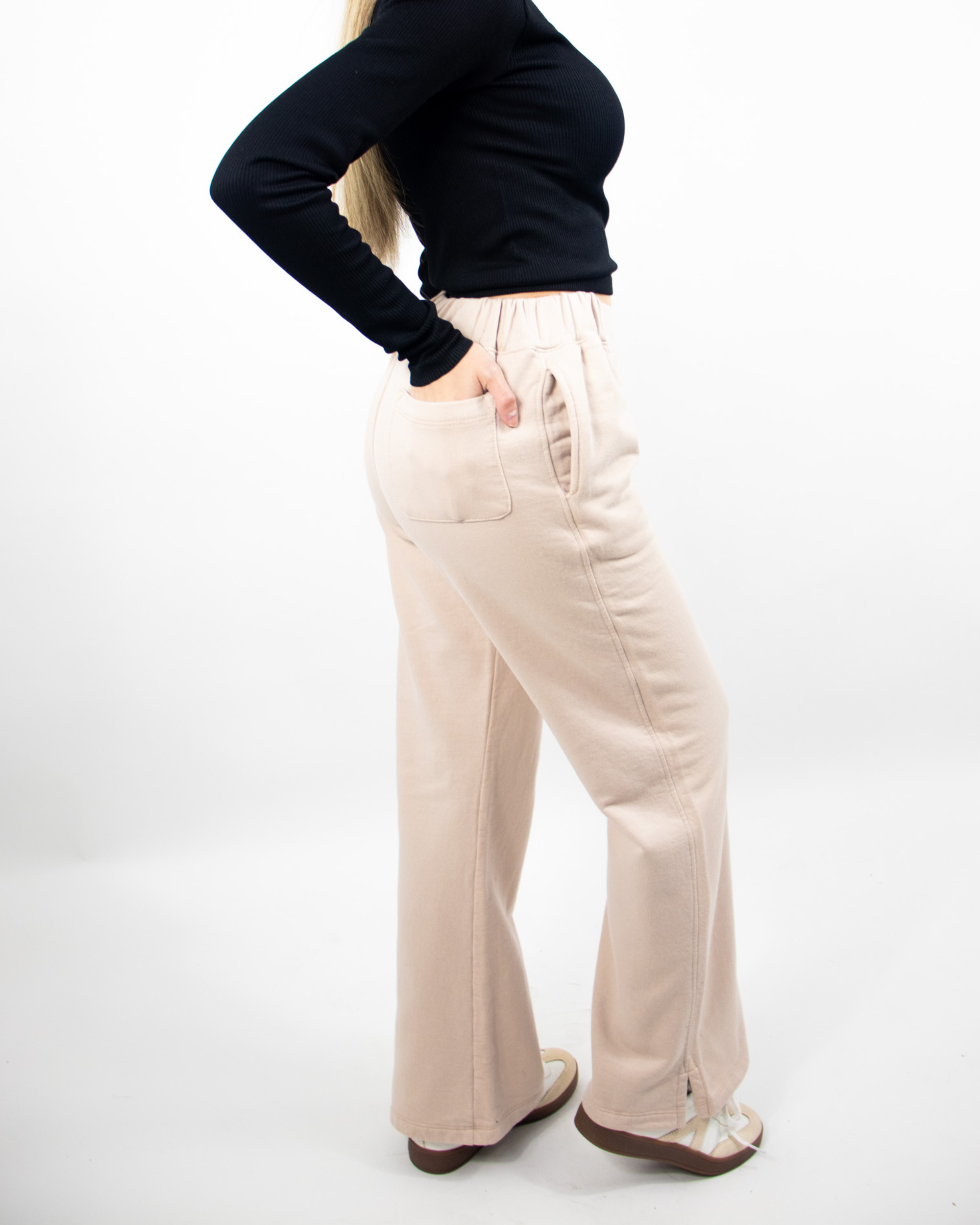 Pantalón Palazzo Beige