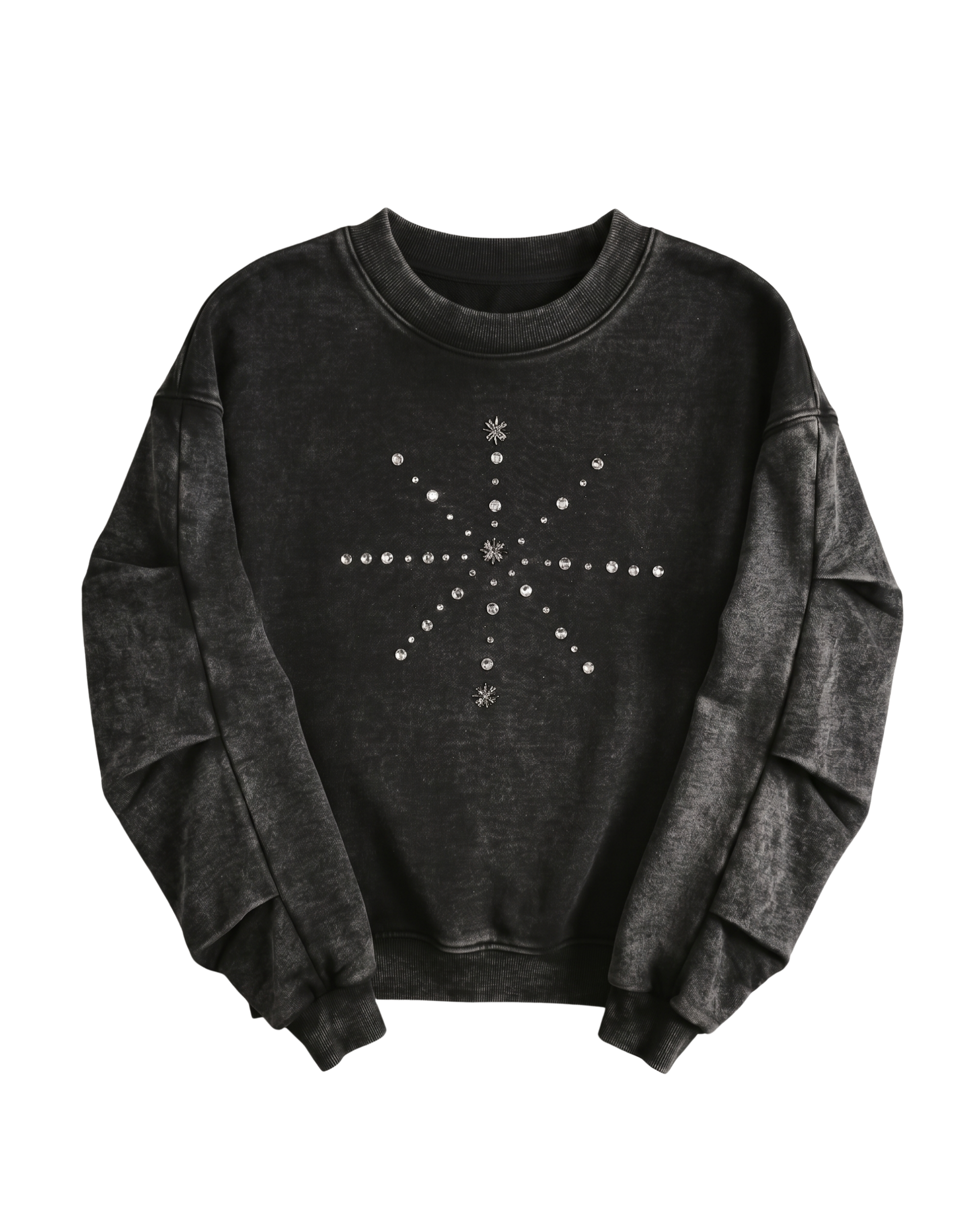 Polerón Oversize Con Strass